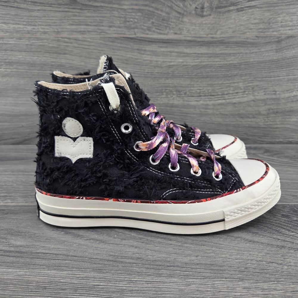 Converse Isabel Marant x Chuck 70 High Internal Sz 8 Womens Black Raven